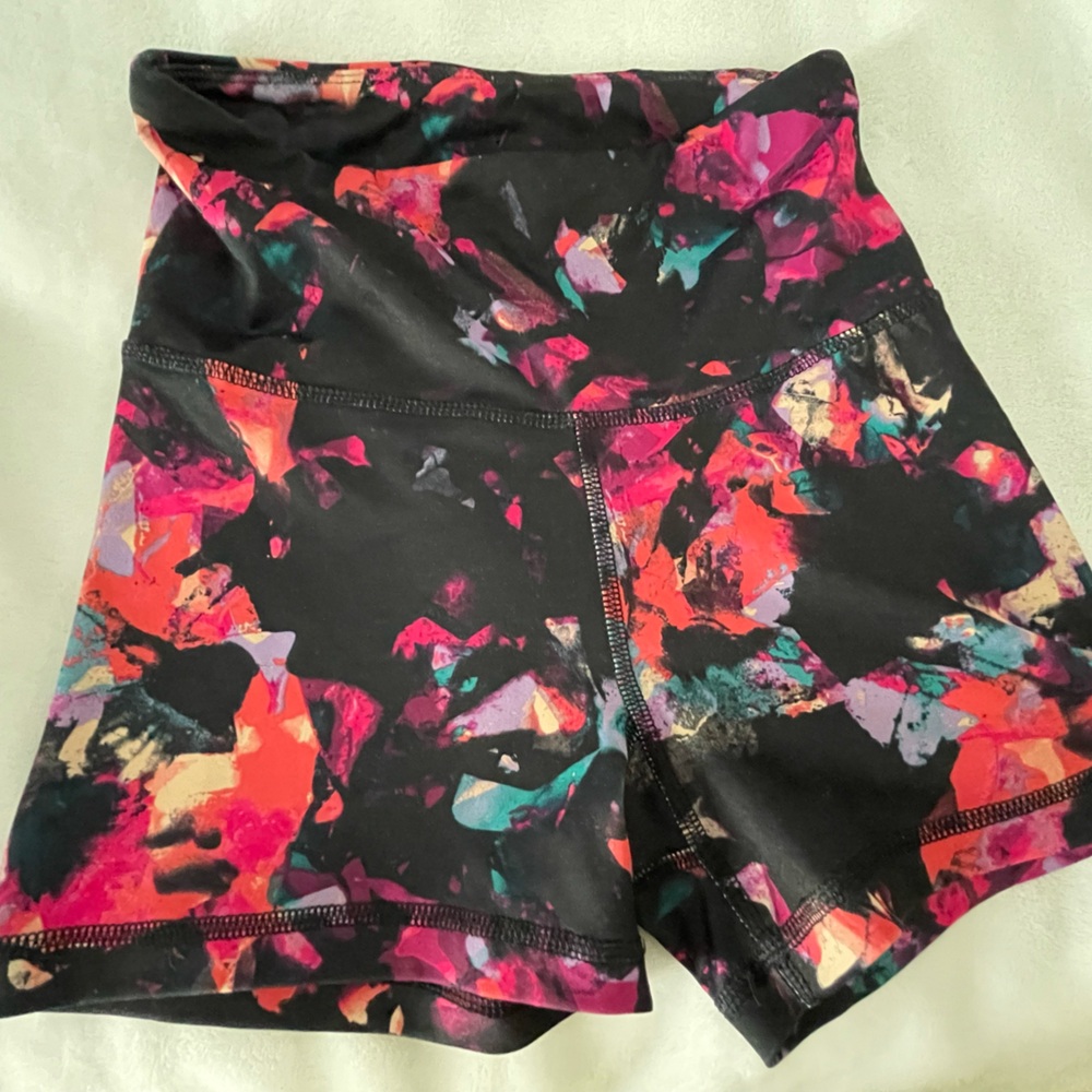 Multicolor Abstract Shorts